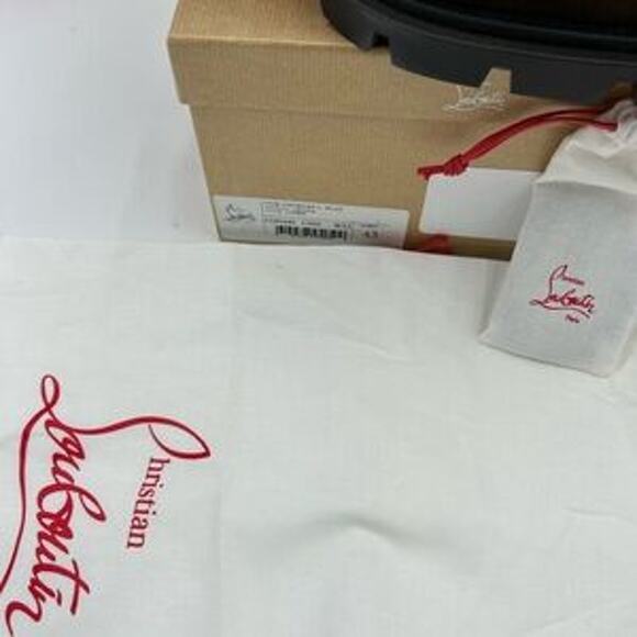 Men's Christian Louboutin, our Georges brown suede lace up shoes size 43 - Picture 8 of 12